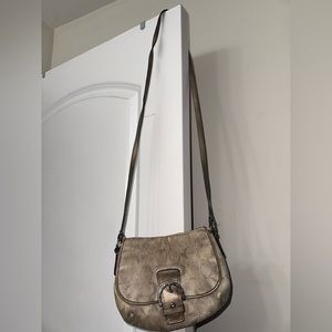 Used Gold Coach Purse